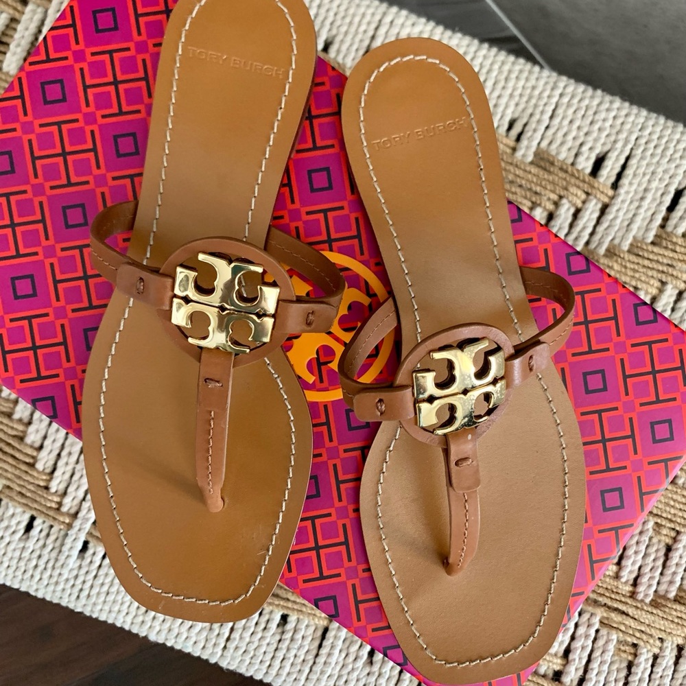 Tory Burch mini miller leather thong